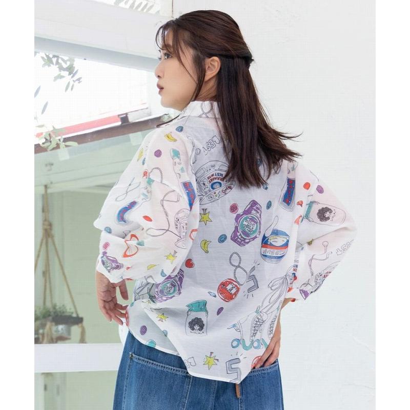 ScoLar（スカラー） シャツ SALE ScoLar 152758 平成流行の総柄シャツ