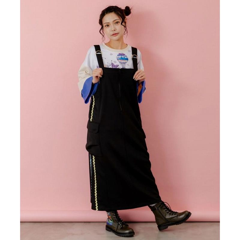 ScoLar（スカラー） ワンピース SALE ScoLar 153622 花柄刺繍ジャージ