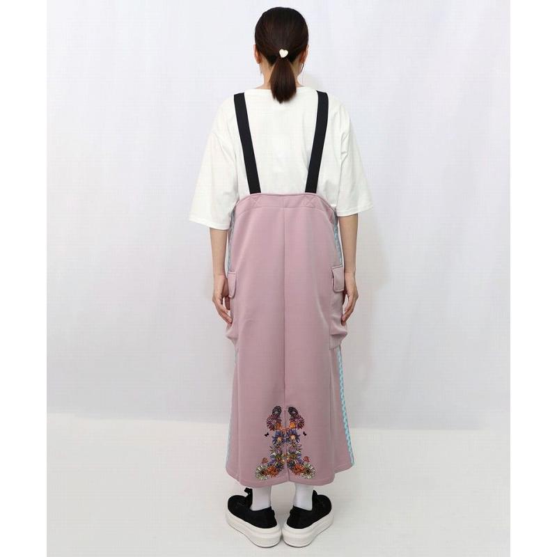 スカラー花柄刺繍ジャージワンピース 153622：花柄刺繍ジャージワンピースの通販-ScoLar