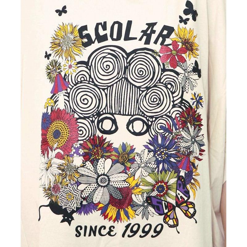 ぼたんページ ScoLar トップス スカラー 153630 花柄スカラーちゃんプル