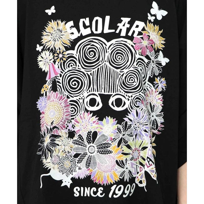 ぼたんページ ScoLar トップス スカラー 153630 花柄スカラーちゃんプル