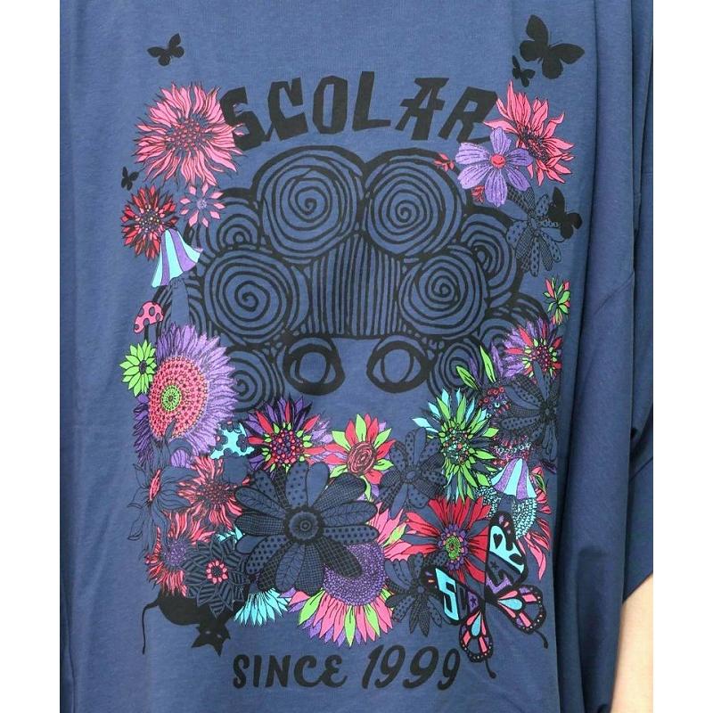 ぼたんページ ScoLar トップス スカラー 153630 花柄スカラーちゃんプル