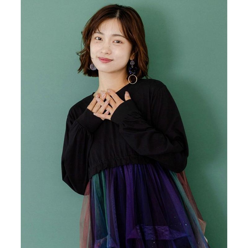 ScoLar（スカラー） ワンピース SALE ScoLar 153678 2柄展開タック入り