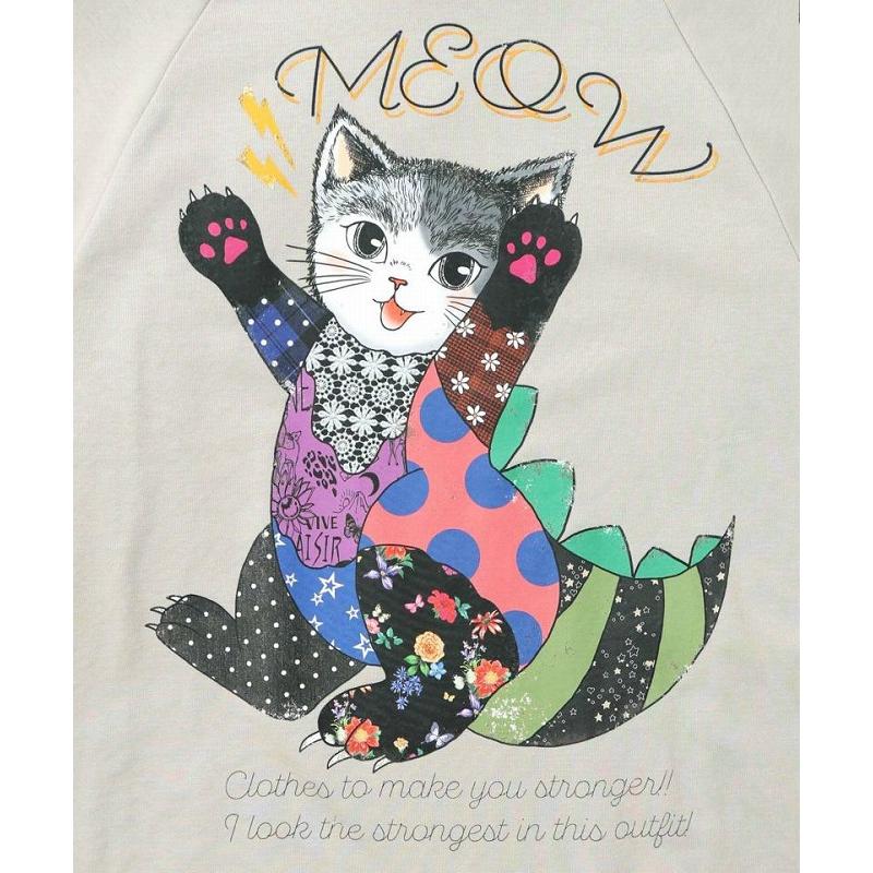 ScoLar（スカラー） トップス SALE ScoLar 153684 ネコ怪獣とチェック