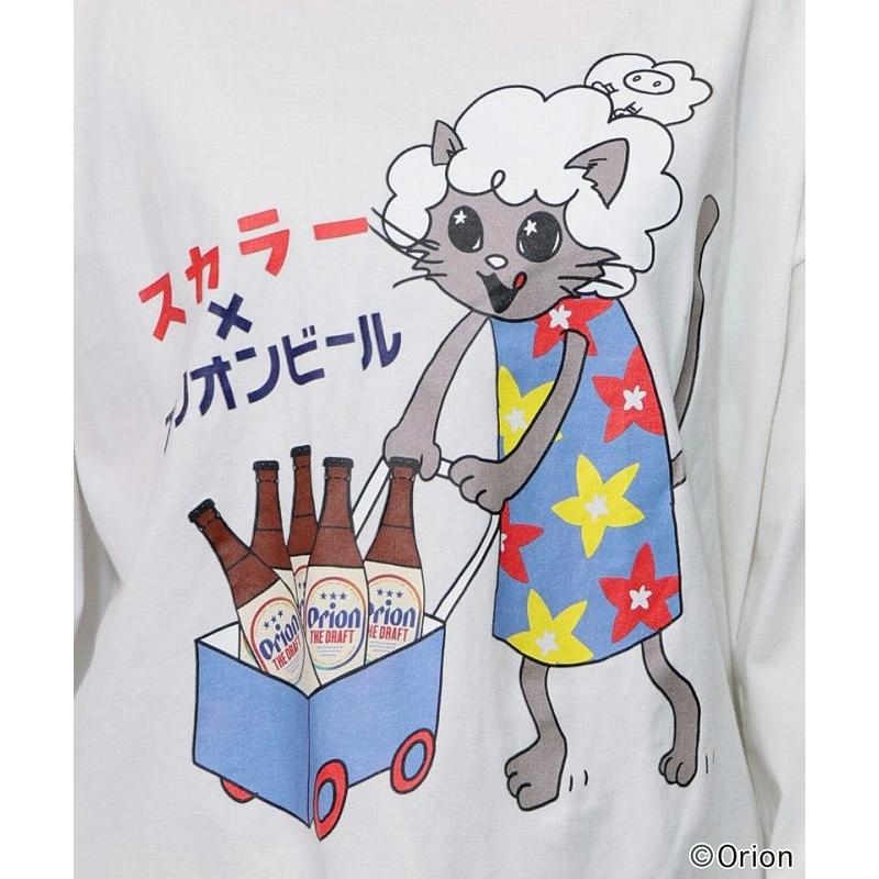 ScoLar Tシャツ スカラー 153705 orion×ScoLar ネコの買い出し日和柄T
