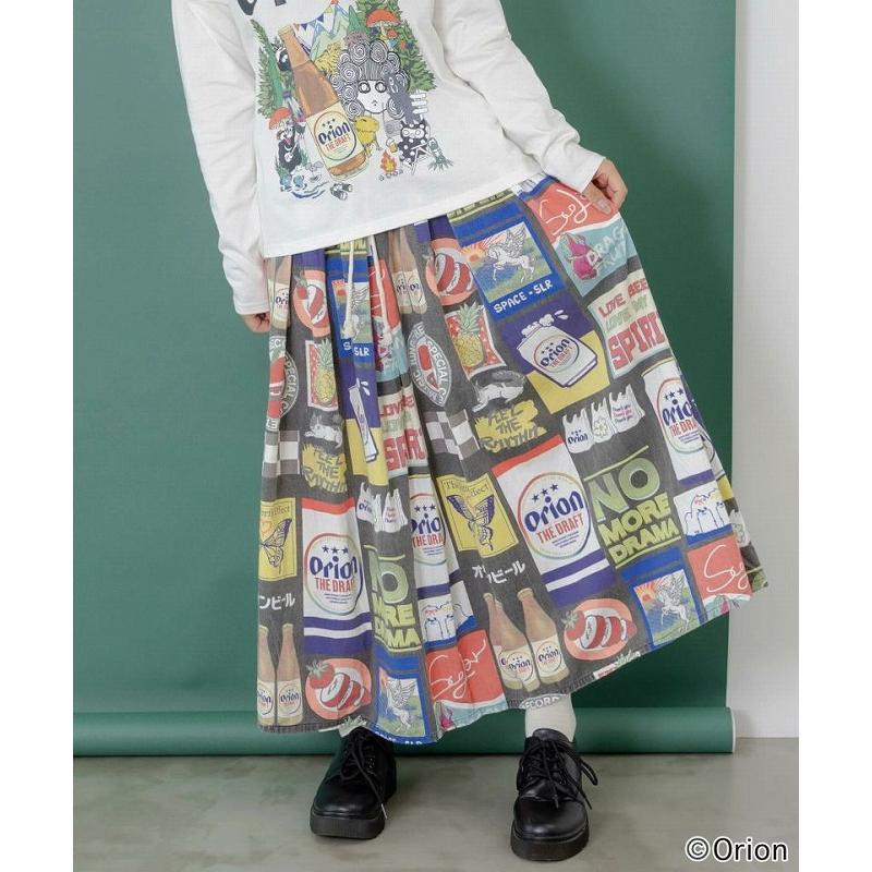 ScoLar（スカラー） スカート 153711 orion×ScoLar コラージュ柄