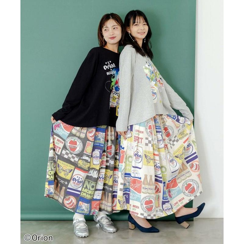 ScoLar（スカラー） スカート 153711 orion×ScoLar コラージュ柄