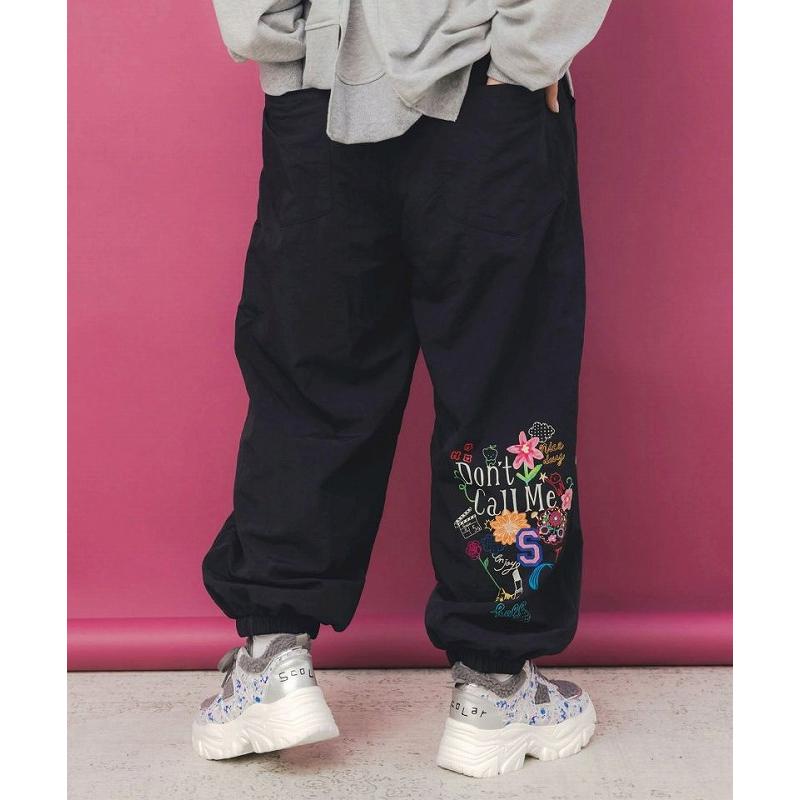 ScoLar（スカラー） パンツ 153718 ポップ柄裏フリースあったか