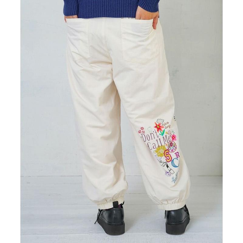 ScoLar（スカラー） パンツ 153718 ポップ柄裏フリースあったか