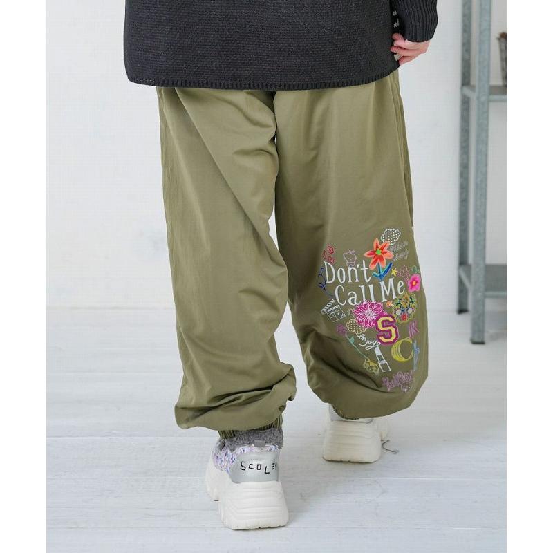 ScoLar（スカラー） パンツ 153718 ポップ柄裏フリースあったか