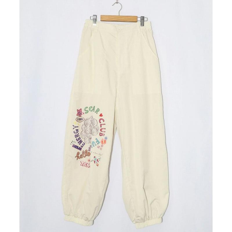 ScoLar（スカラー） パンツ 153718 ポップ柄裏フリースあったか