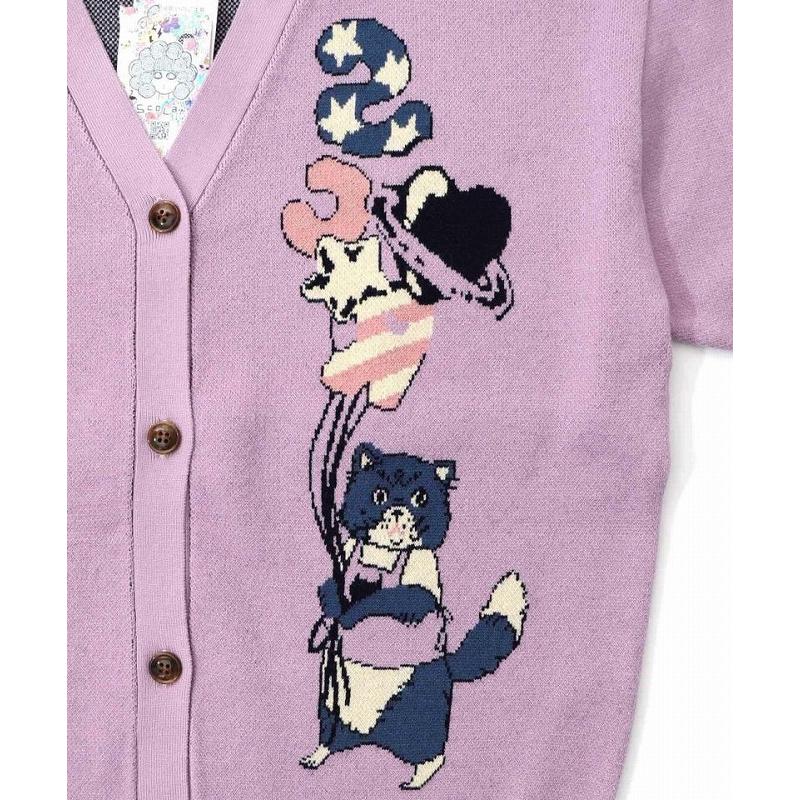 ScoLar（スカラー） カーディガン SALE ScoLar 153727 風船ネコちゃん