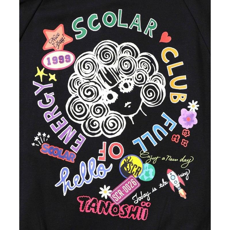 ScoLar（スカラー） ブルゾン SALE ScoLar 153728 ポップ柄裏起毛 裏毛