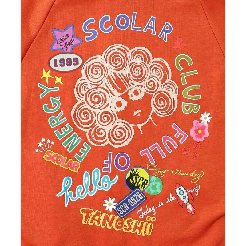 ScoLar（スカラー） ブルゾン SALE ScoLar 153728 ポップ柄裏起毛 裏毛