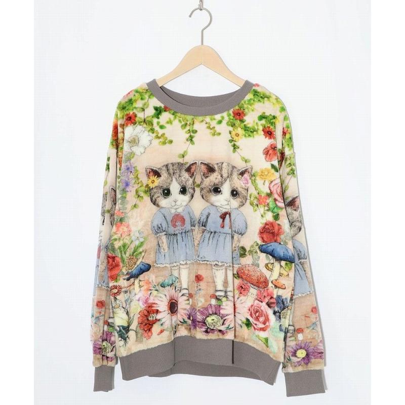 ScoLar（スカラー） トップス SALE ScoLar 153737 ネコ姉妹の秘密の