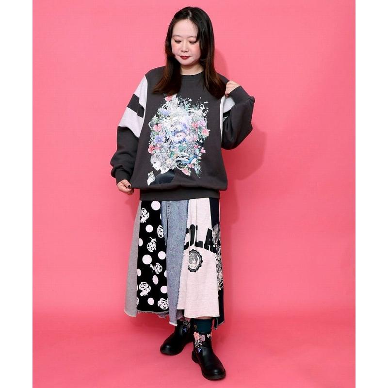 ScoLar（スカラー） トップス SALE ScoLar 153740 花×宇宙×アート バイ