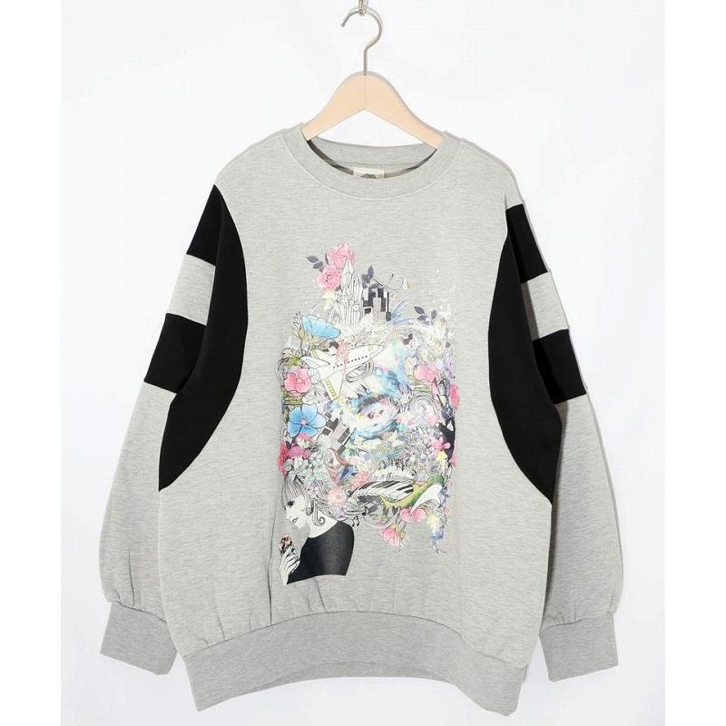 ScoLar（スカラー） トップス SALE ScoLar 153740 花×宇宙×アート バイ