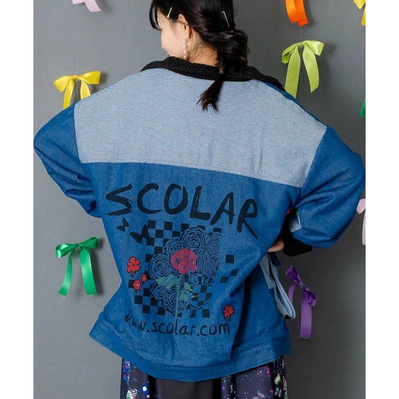 ScoLar（スカラー） ジャケット SALE ScoLar 153755 落書きモザイク柄 