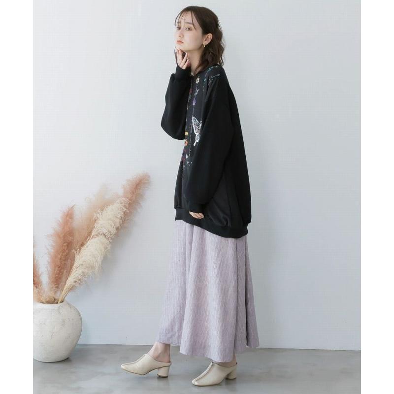 ScoLar（スカラー） チュニック 153764 スカラーガーランド柄裏毛