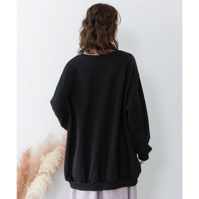 ScoLar（スカラー） チュニック 153764 スカラーガーランド柄裏毛