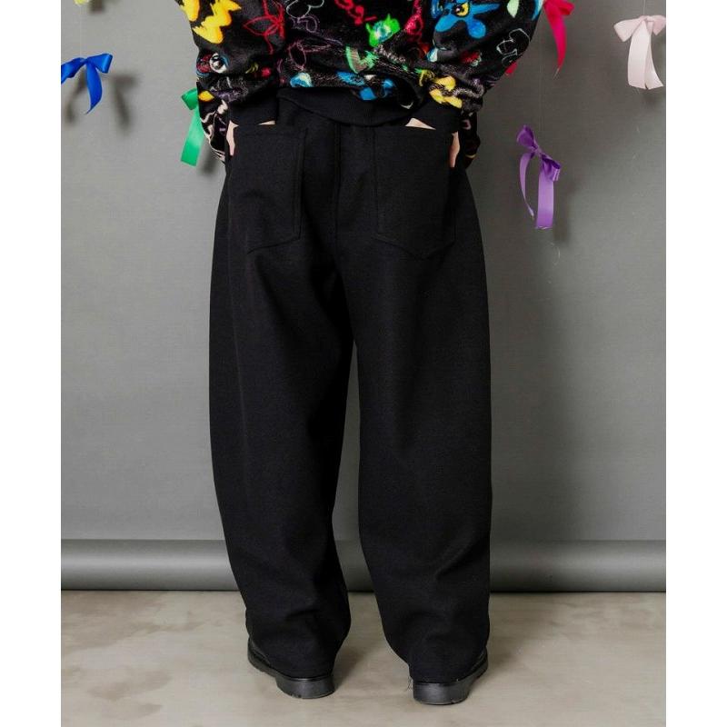 商品参考 ScoLar（スカラー） パンツ 新作 153765 POP刺繍起毛あったかパンツ