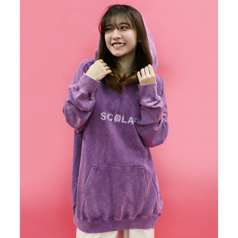 ScoLar（スカラー） パーカー 新作 153774 超常現象プリント ケミカル