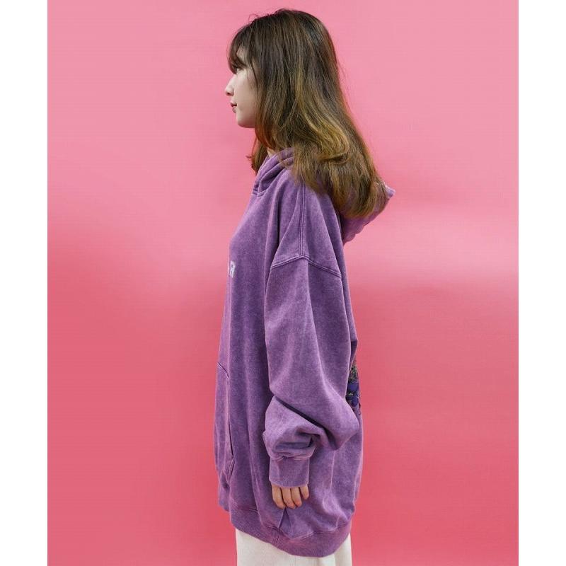 スカラー　カラフルアートプリント裏起毛ジップパーカー スカラー カラフルアートプリント裏起毛ジップパーカー