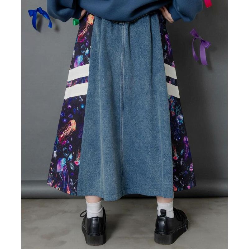 ScoLar（スカラー） スカート SALE ScoLar 153775 クラゲ柄ナイロン