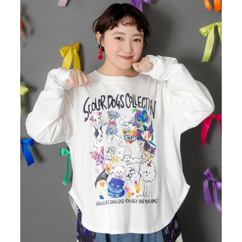 ScoLar（スカラー） Tシャツ SALE ScoLar 153778 スカラーわんちゃん 