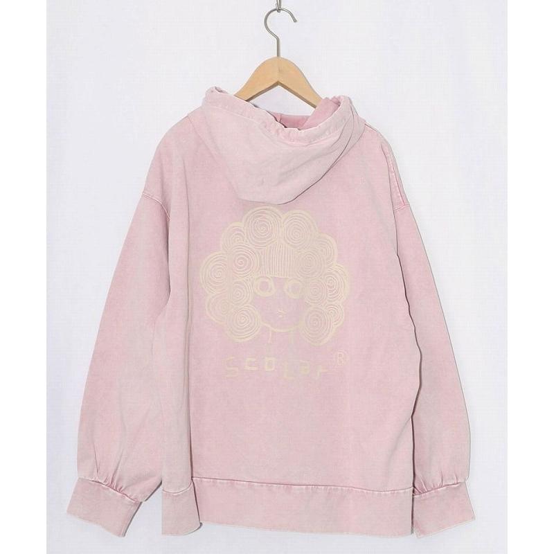 パーカー SALE ScoLar スカラー 161602 スカラーちゃん柄ヴィンテージ風パーカー 羽織り カジュアル ストリート 原宿系 個性的 ポイント | ScoLar | 08