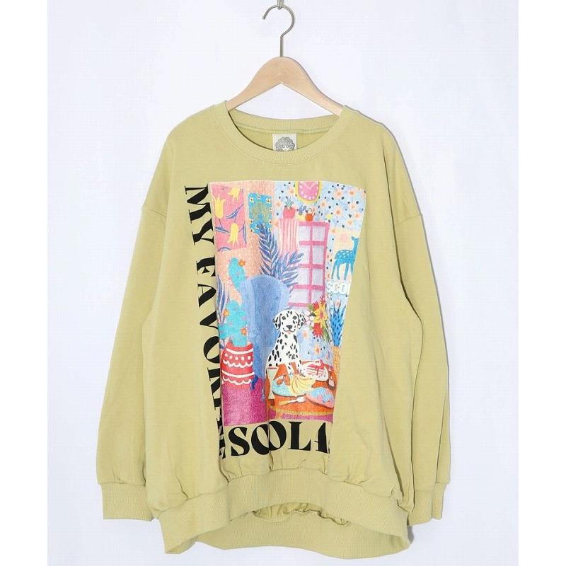 ScoLar（スカラー） トップス SALE ScoLar 161619 スカラールーム柄裏