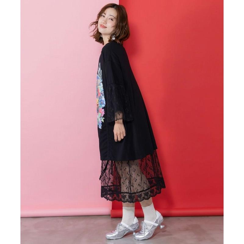 ScoLar（スカラー） チュニック SALE ScoLar 161620 アート柄レース