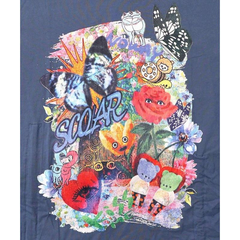 ScoLar（スカラー） チュニック SALE ScoLar 161620 アート柄レース