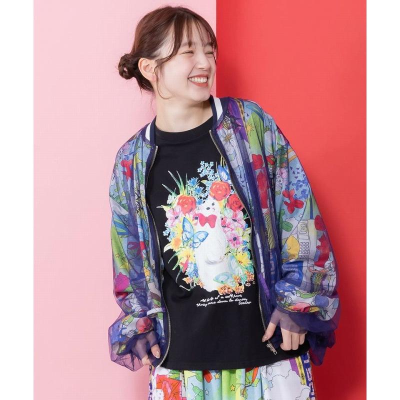 ScoLar（スカラー） ブルゾン SALE ScoLar 161626 レトロスカーフ柄