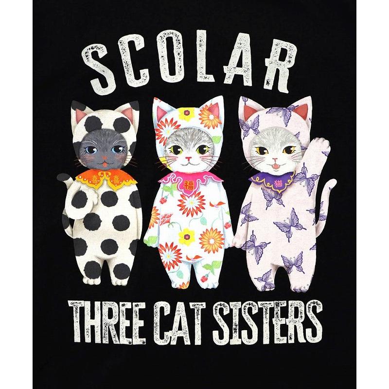 ScoLar（スカラー） ワンピース SALE ScoLar 161628 おしゃれネコ