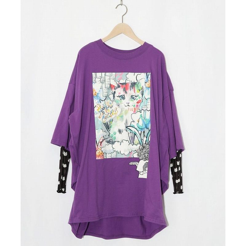 ScoLar（スカラー） チュニック SALE ScoLar 161634 画家スカラー