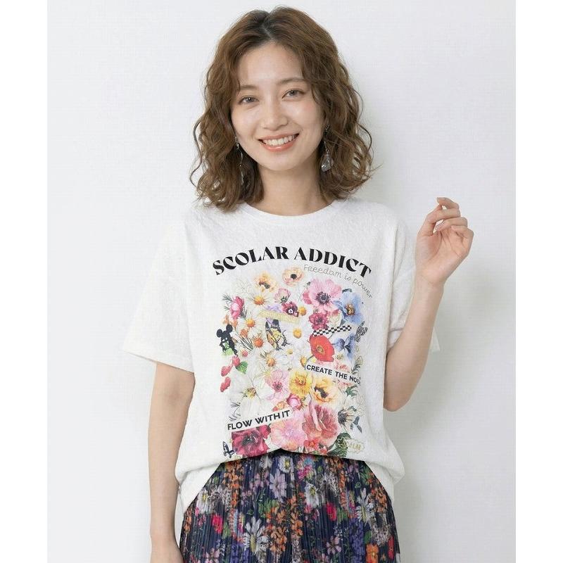 ScoLar（スカラー） チュニック SALE ScoLar 161650 ポジティブ花 