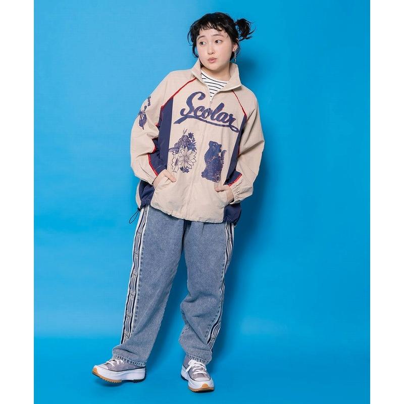 レディース ScoLar 161668：スカラーちゃん×ネコ レーシング風ブルゾン