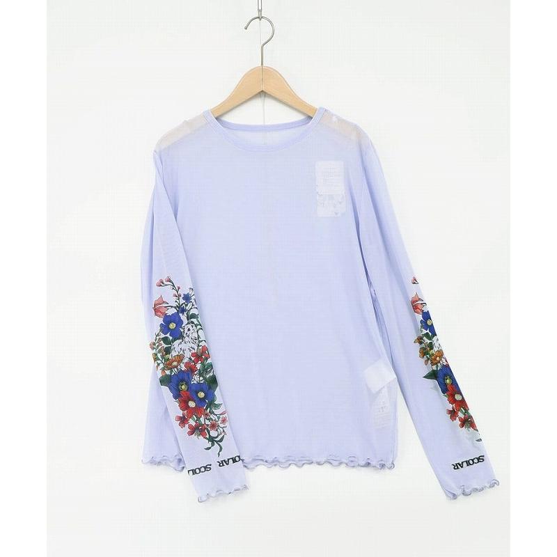ScoLar（スカラー） インナー SALE ScoLar 162608 花ネコプリント袖 