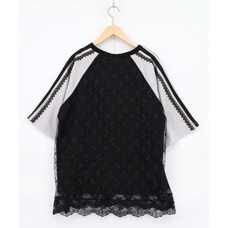 ScoLar（スカラー） Tシャツ SALE ScoLar 162618 花チュールレース重ね