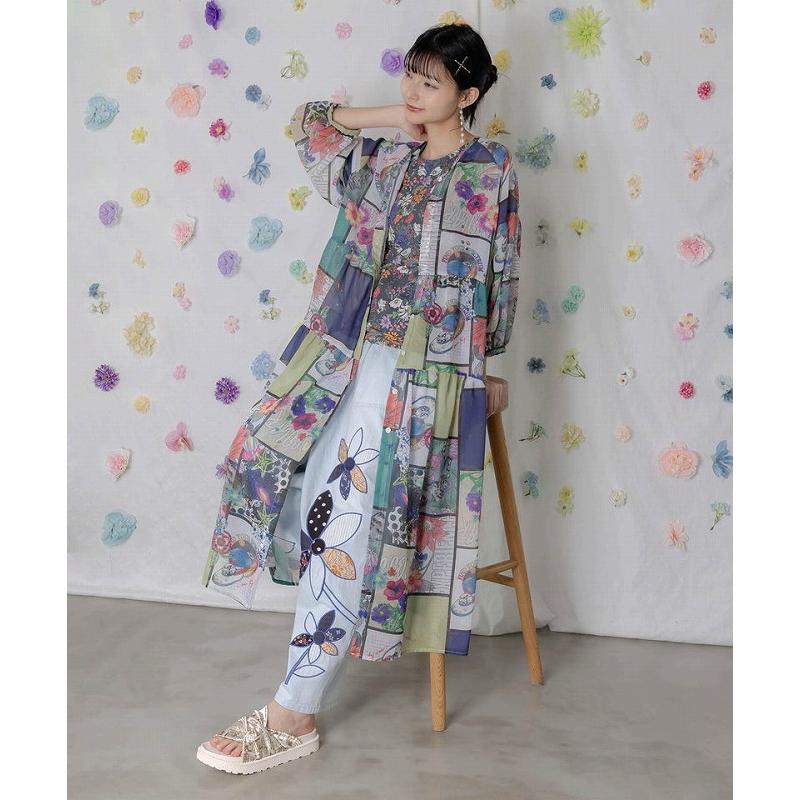 スピリチュアルアーティスト ChieArt 「雨音ー静かな午後ー」 額入 ScoLar（スカラー） ワンピース SALE ScoLar 162623 アートコラージュ