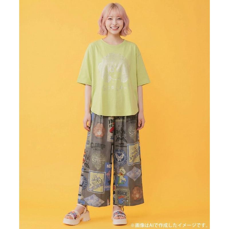 ScoLar（スカラー） Tシャツ SALE ScoLar 162654 オーロラ箔プリント