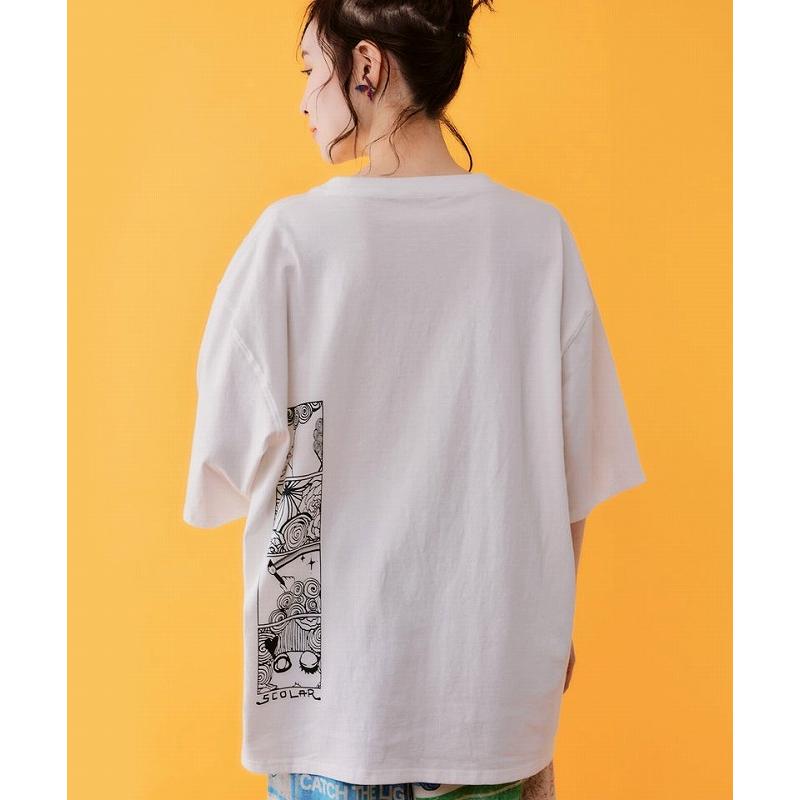 ScoLar（スカラー） Tシャツ 162665 色づくスカラーちゃんUVプリントT