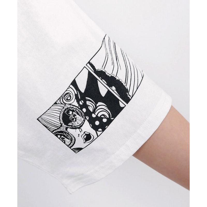 ScoLar（スカラー） Tシャツ 162711 びっくりガール柄 四コマ風Tシャツ