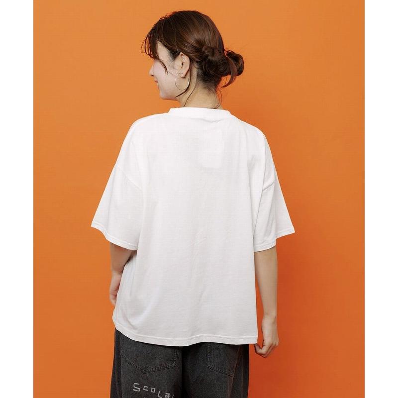 Tシャツ ScoLar スカラー 162735 スカラーちゃんベーカリー柄Tシャツ トップス カジュアル レトロ パン 原宿系 個性的 ポイント | ScoLar | 07