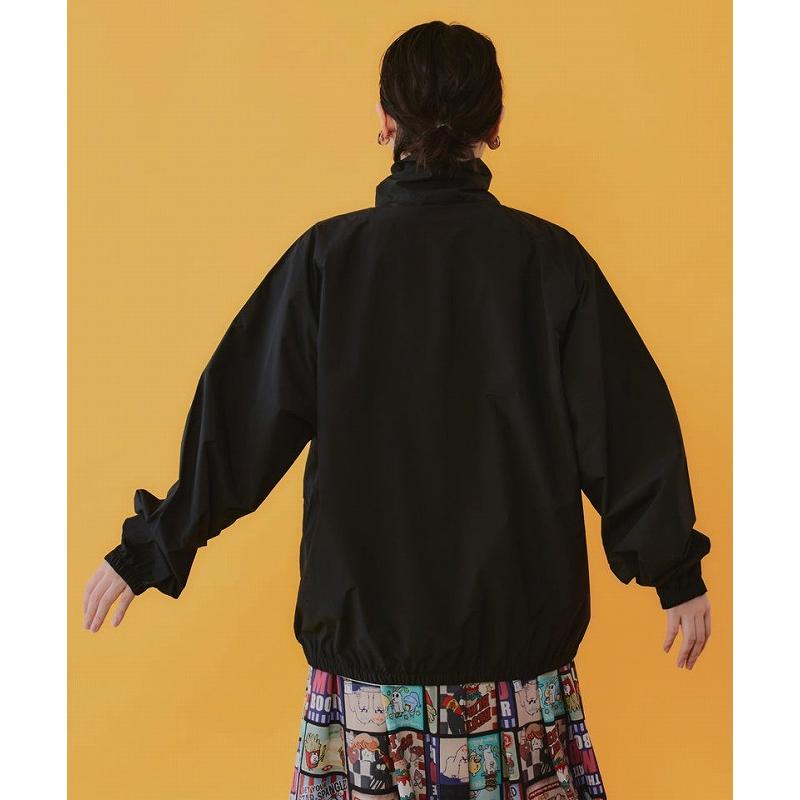 レディース ファッション かわいい ブルゾン ScoLar スカラー 163601 なめこ×ScoLar クラシックダイナー パッカブルブルゾン コラボ 原宿系 個性的 ポイント | ScoLar | 04