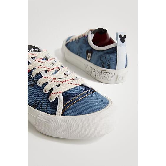 Desigual/デシグアル】22SSKD03 ミッキーマウス デニムスニーカー 靴