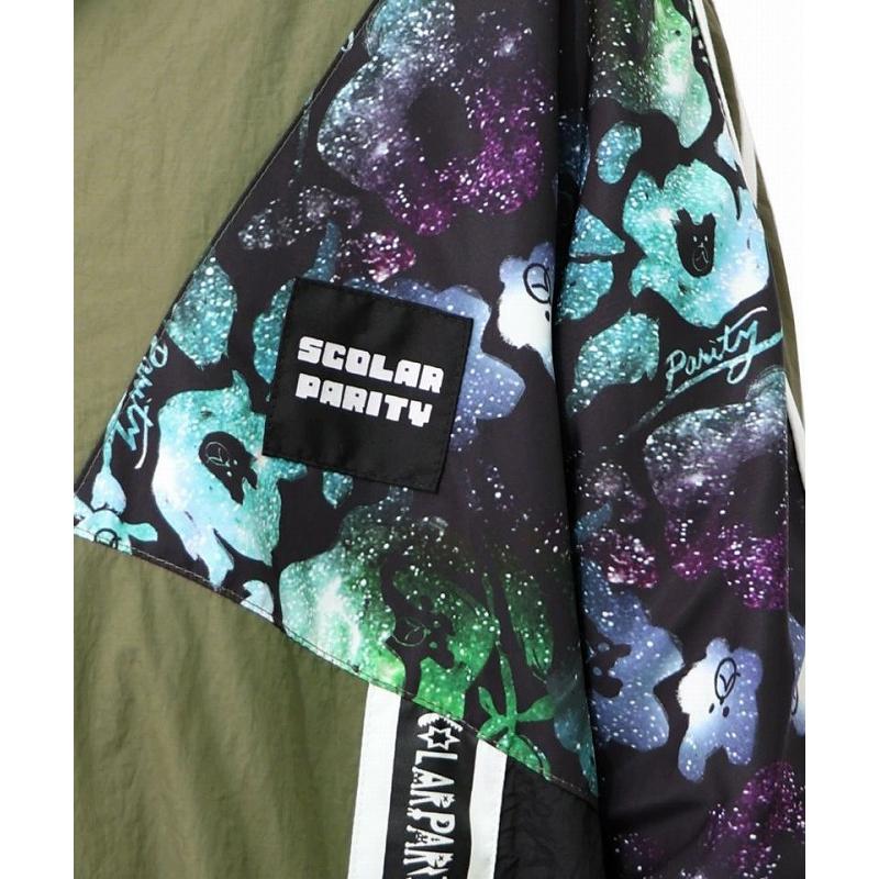 【パリティ】クマ宇宙柄スポーティブルゾン ScoLar Parity ブルゾン スカラー パリティ 353107 クマ宇宙柄