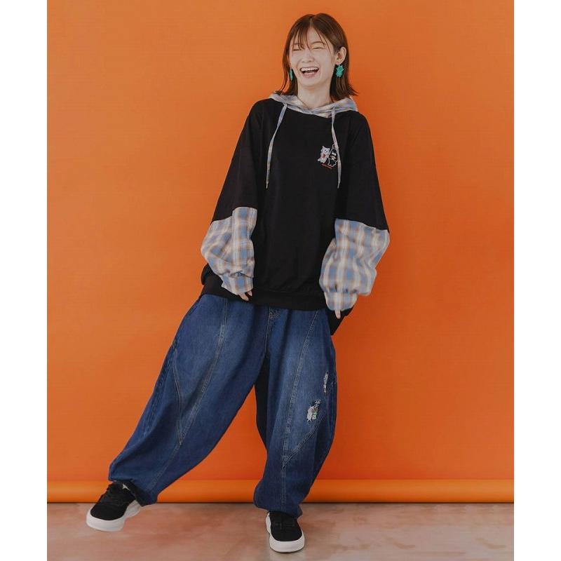 scolar スカラー　ガウチョパンツ　M ScoLar⭐︎スカラー⭐︎ガウチョパンツ⭐︎猫ネコ馬ウマ