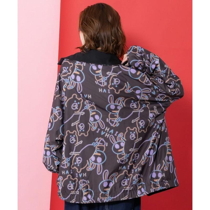 ブルゾン 新作 ScoLar Parity スカラー パリティ 361108 組体操クマうさぎリバーシブルワッシャーブルゾン アウター 原宿系 個性的 ユニセックス ポイント | ScoLar Parity | 06